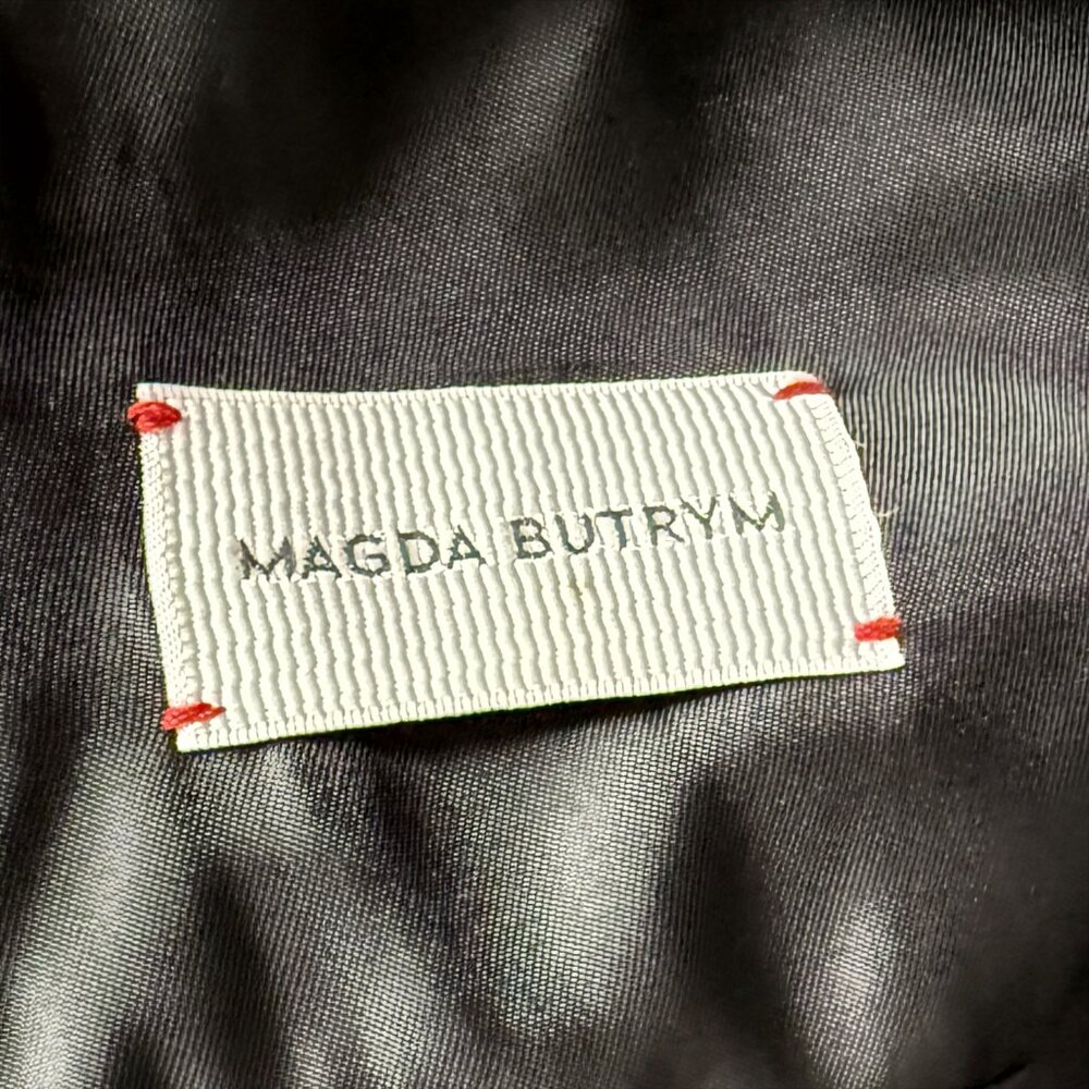 Magda Butrym Black Leather Wrap Halter Bodysuit 8 - Picture 10 of 13